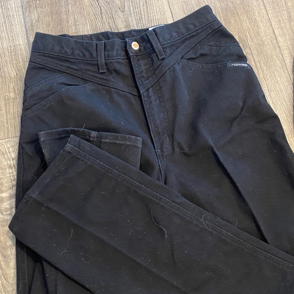 • BLACK ROCKIES • black high waist, Rocky Mountain jeans - Picture 1 of 9